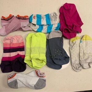8 pairs of Lululemon  Womens Ankle Socks